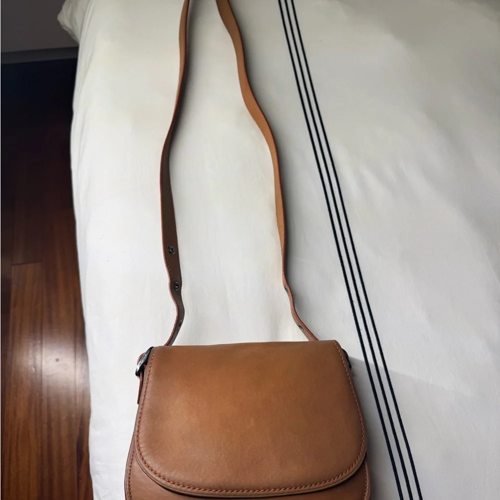 Coach 75th Anniversary Limited Edition 9170 Shoulder Bag – British Tan / Orange - Picture 7 of 16